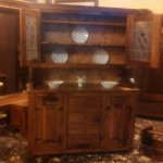 Faas Hutch with custom glass doors